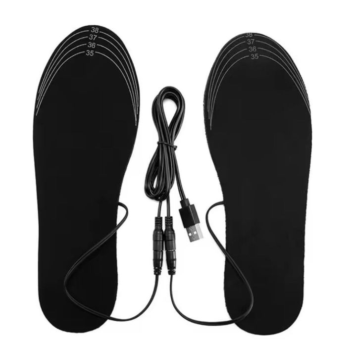 Устілки з підігрівом від USB повербанку стельки с подогревом у взуття