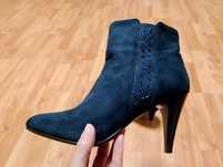 Buty botki wiosenne kozaki zamszowe rozmiar 40