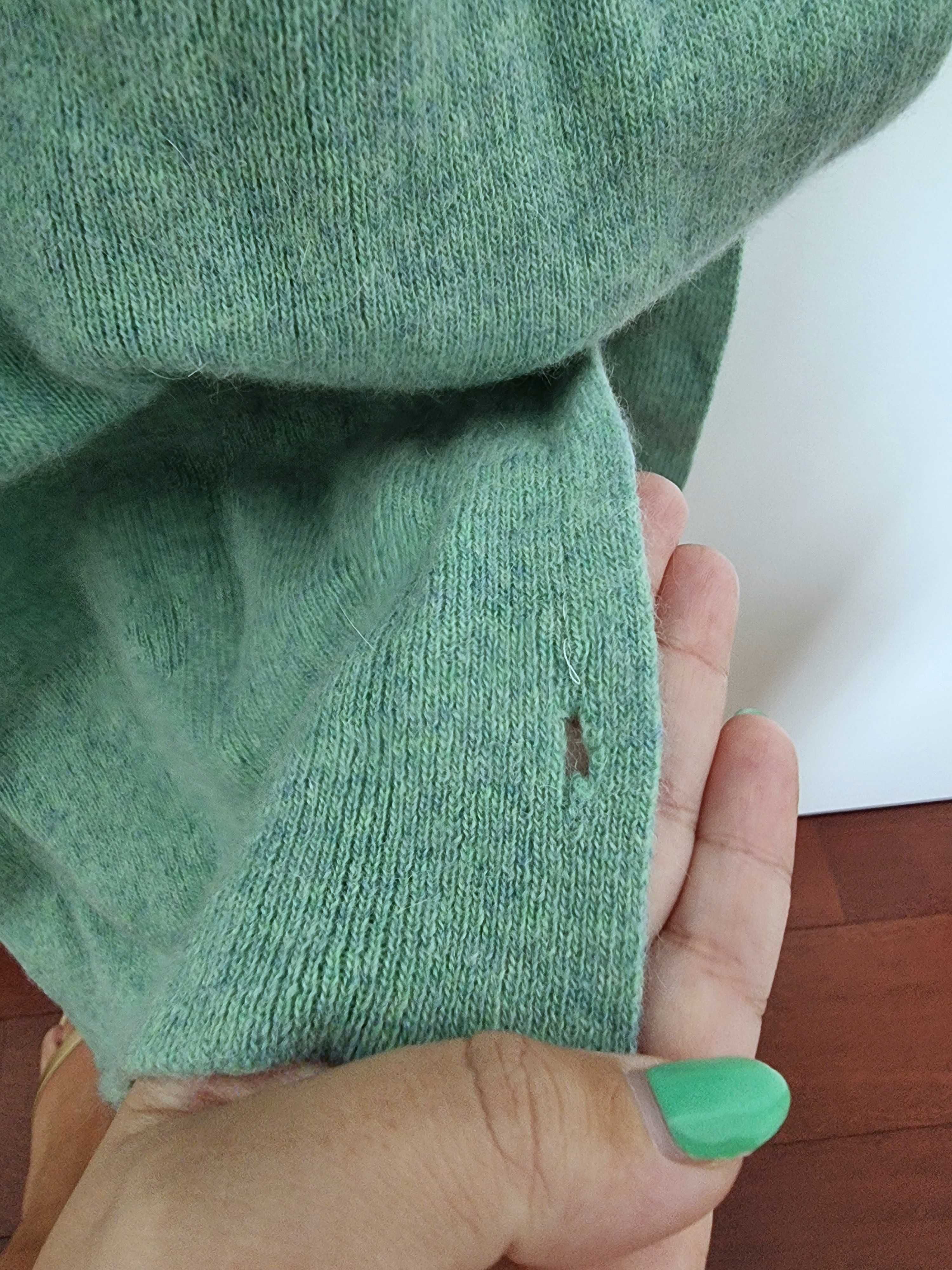 Cachecol cor verde