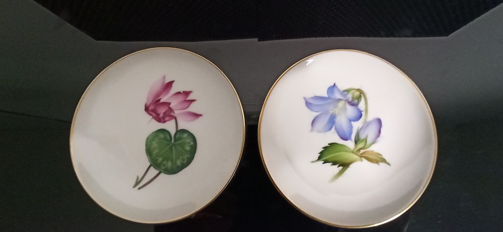 Królewska Maufaktura. Porcelany Berlin Talerzyk Adler Berchtesgaden