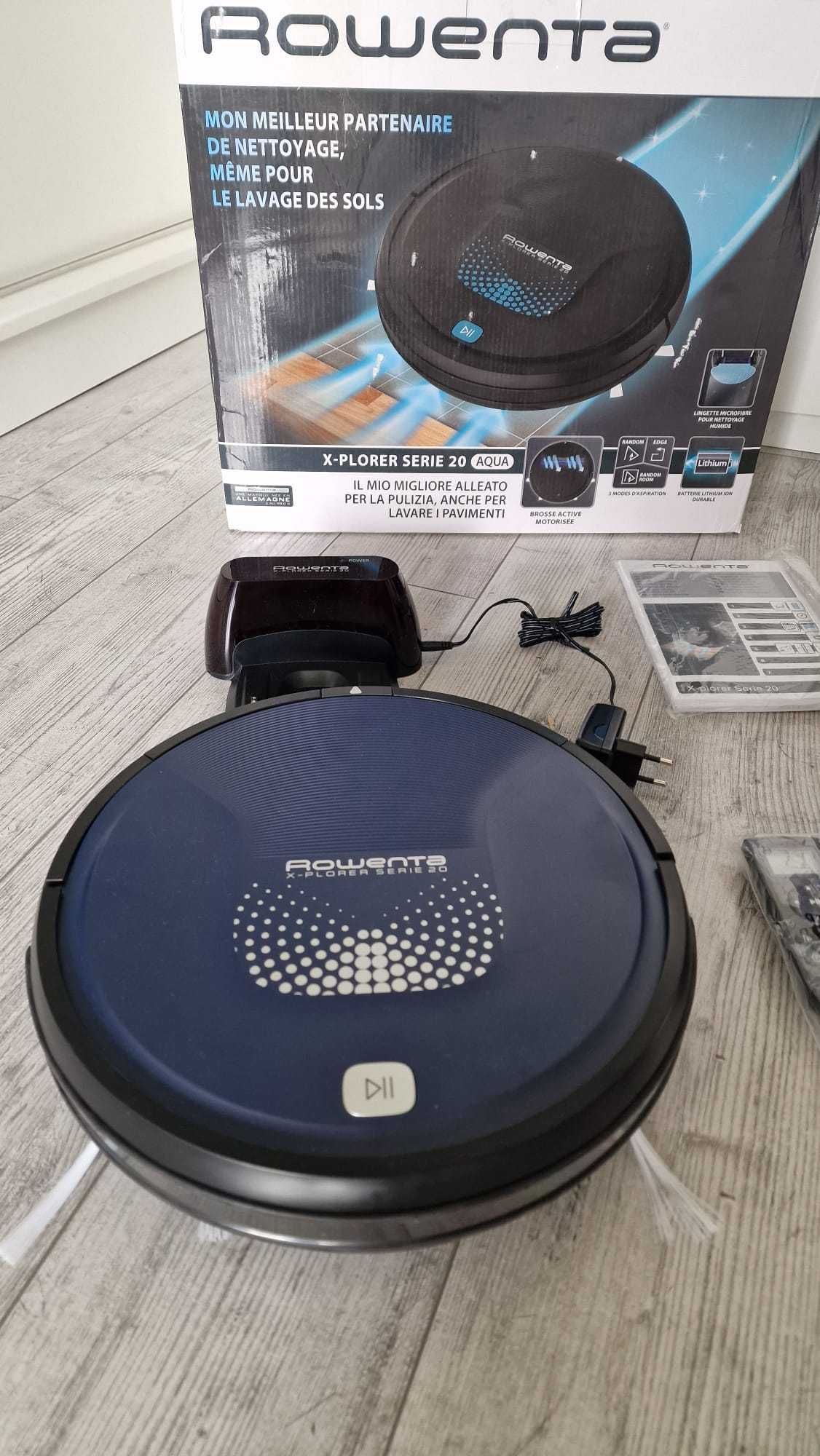 Rowenta X-Plorer Serie 20 robot odkurzający, odkurza i myje podłogi
