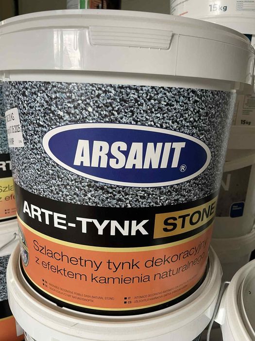 Mika elewacja  Arsanit tynk kamyczkowy z efektem kamienia 20 kg st508