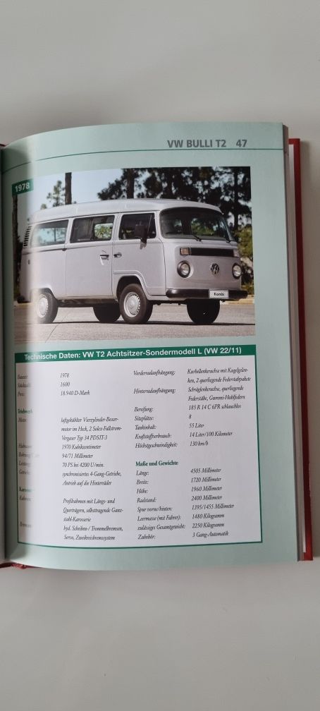 VW Bulli od 1947 do 2015 T1, T2, T3, T4, T5, T6 na innej Audi, BMW.