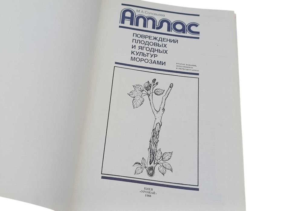 Соловьева Атлас повреждений плодовых и ягодных культур морозами 1988