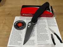 Nóż Spyderco Military 2 Black G10, Black DLC CPM S30V