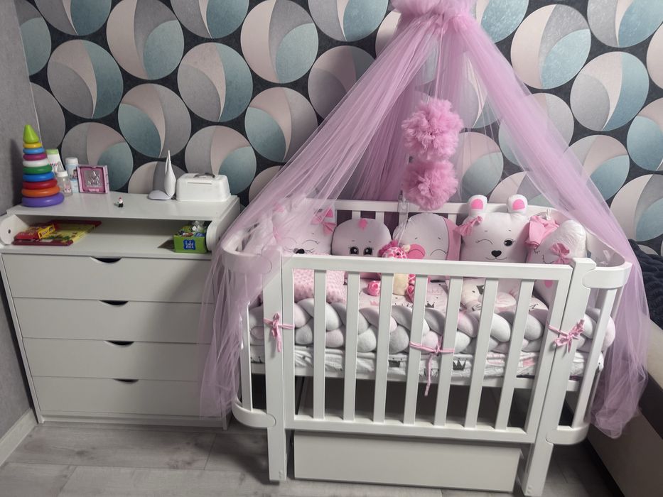 Продаю дитяче ліжечко з матрасом