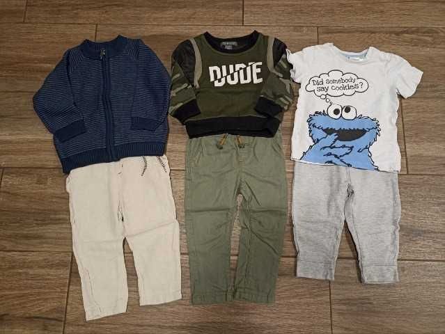 Mega paka 35 sztuk dla chłopca roz. 80