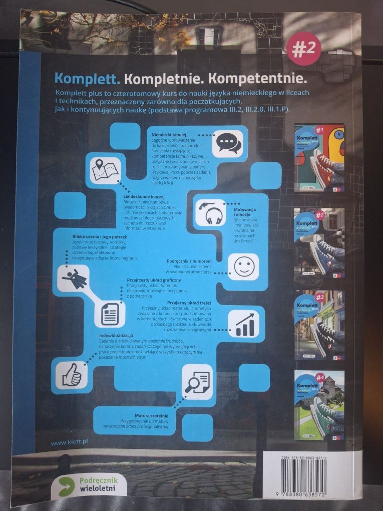 Komplett plus 2 - podręcznik do języka niemieckiego