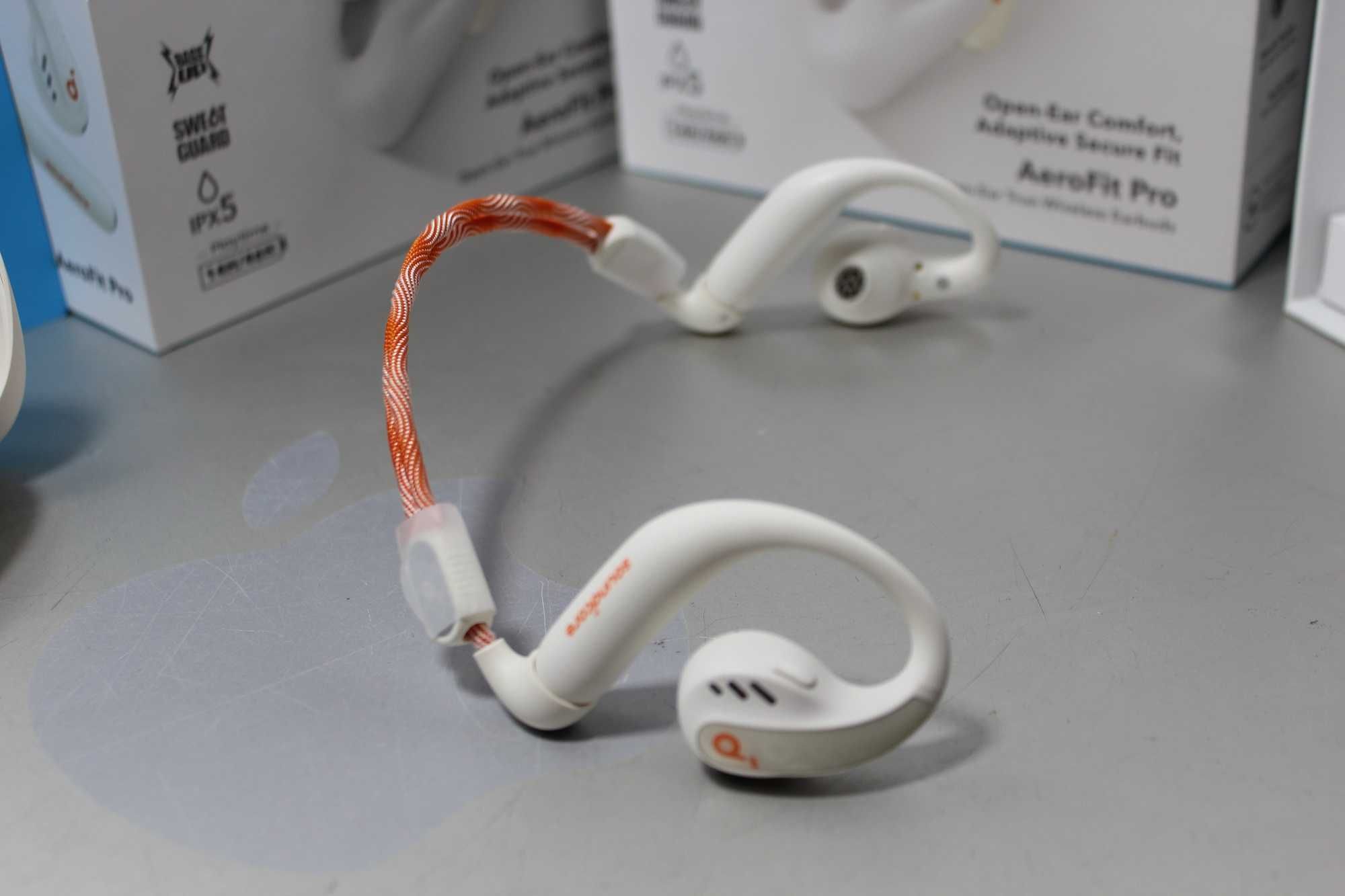 Навушники TWS Anker Soundcore AeroFit Pro White IPХ5