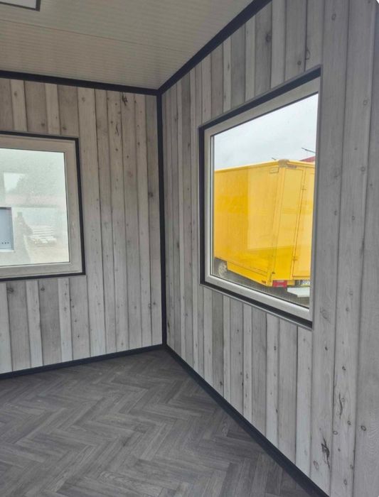 Kontener stróżówka 3x3 z płyty PIR i  uchwytami HDS. Gotowy do odbioru