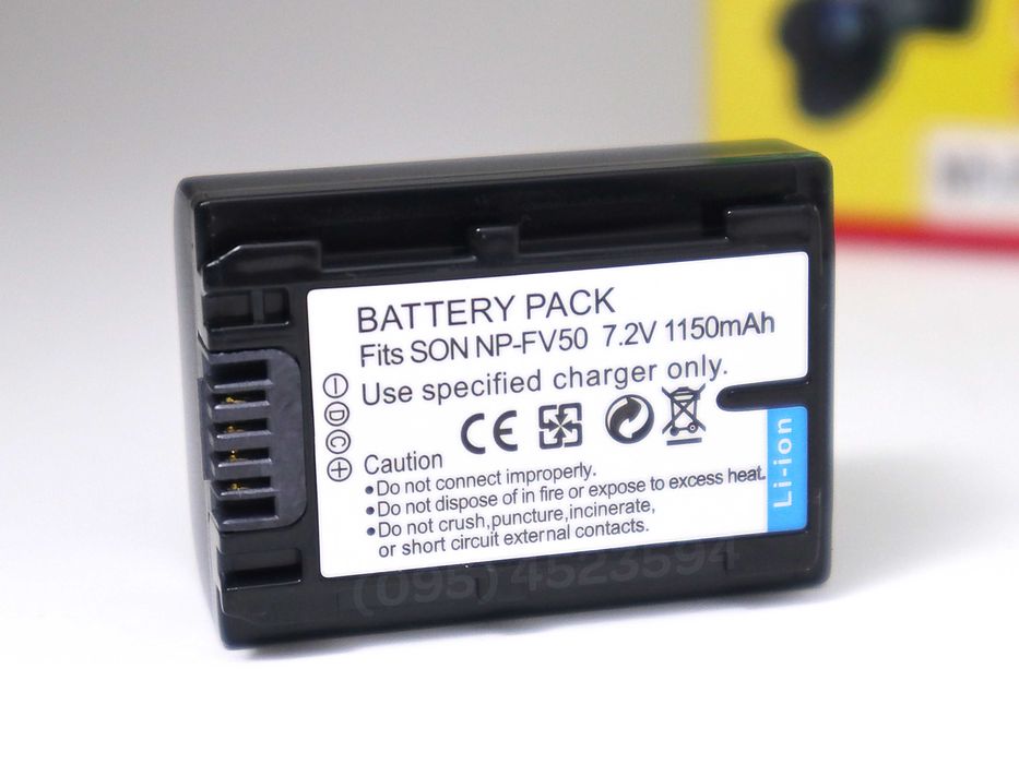 Акумулятор для Sony NP-FV50 NP-FV30 NP-FV70 1150mA батарея аккумулятор