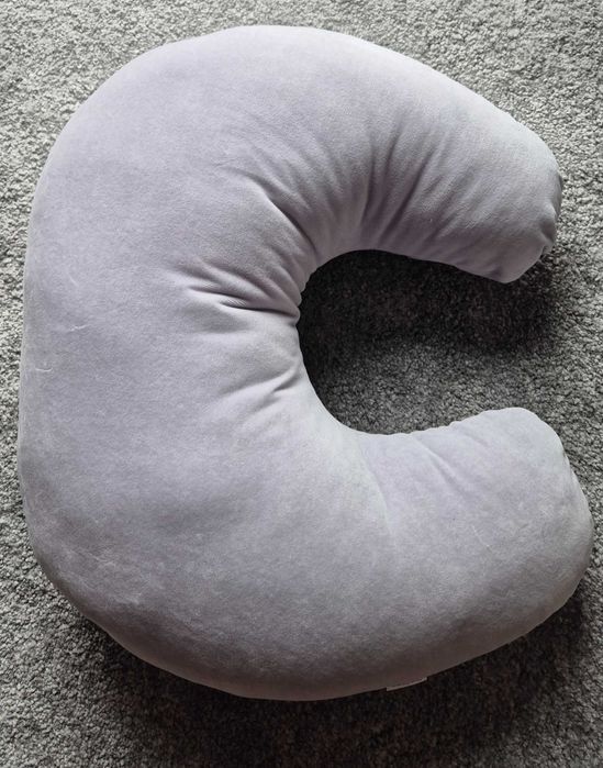 Poduszka do karmienia szara BABYBAJ