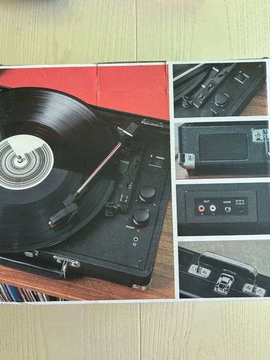 Crosley Cruiser Deluxe Black/Red Bluetooth