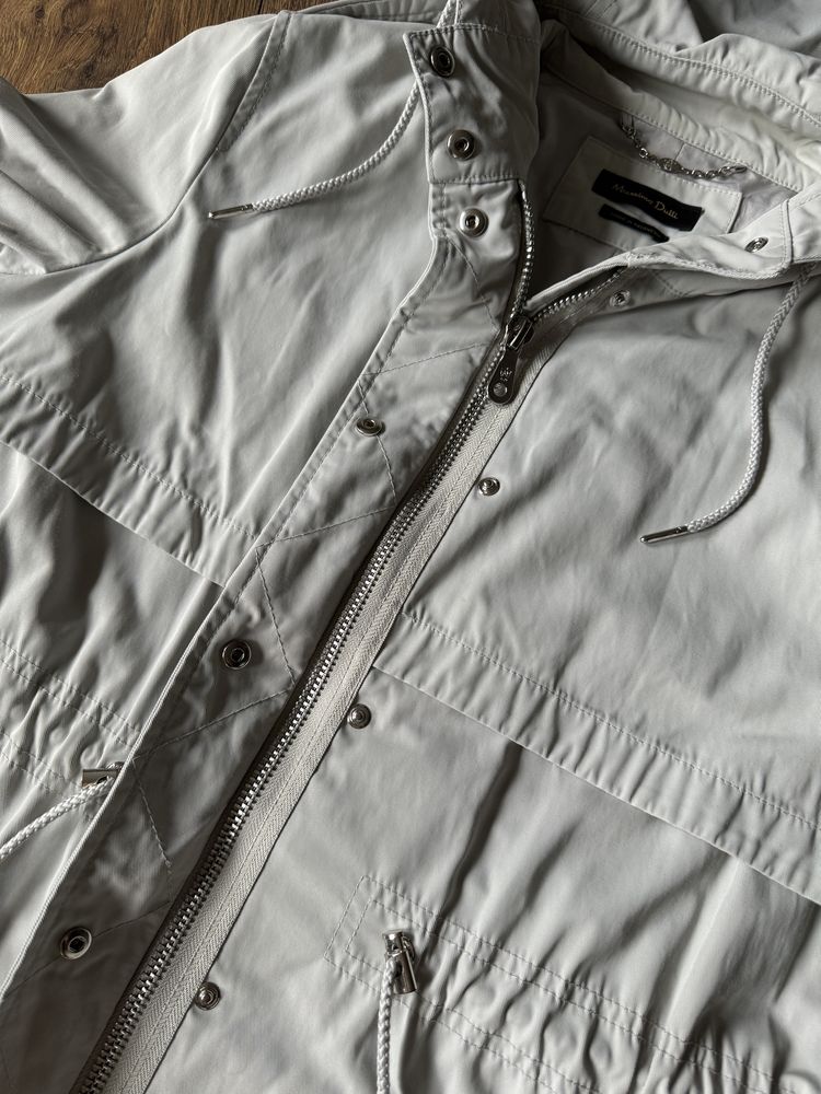 Massimo Dutti kurtka parka szara rozmiar L jesień/wiosna