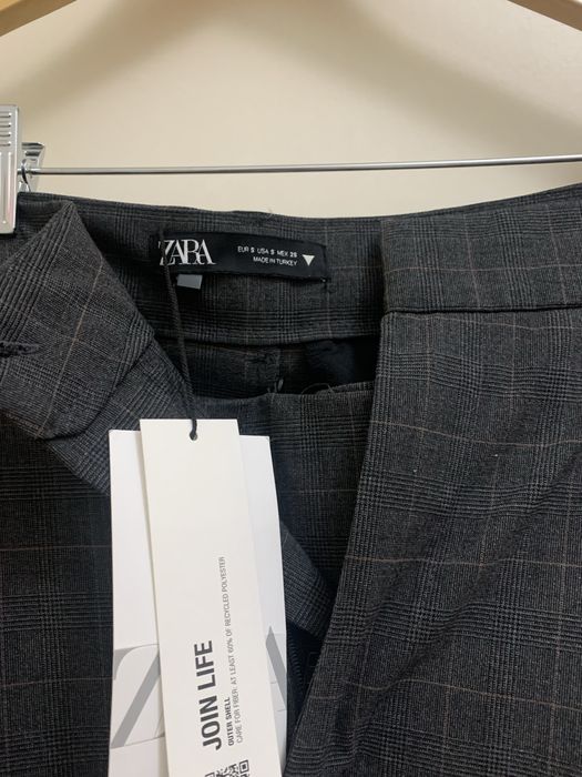 Calças cinza Novas Zara