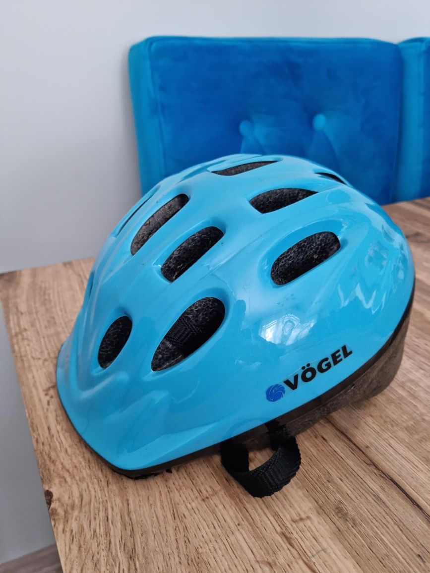 Kask dziecięcy Vogel niebieski rozm S