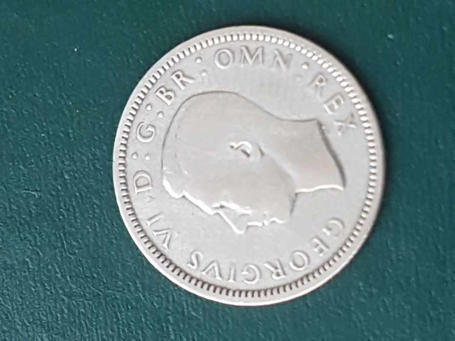 1939 George VI British Silver Sixpence