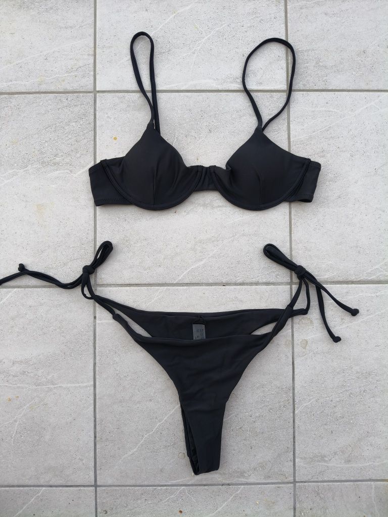 Nowe bikini strój kąpielowy stringi braletka S