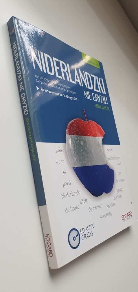 NOWY Podręcznik "Niderlandzki nie gryzie" A1-A2 wyd. Edgard płyta CD