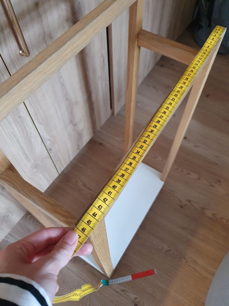 Stojak na ręczniki drewniany bambusowy Boho