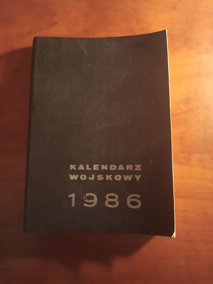 Kalendarz wojskowy 1986 PRL