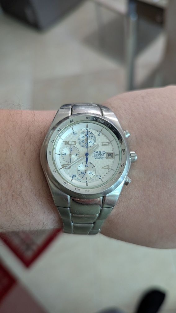 Часы Casio edifice ef 501 chronograph, годинник касіо хронограф