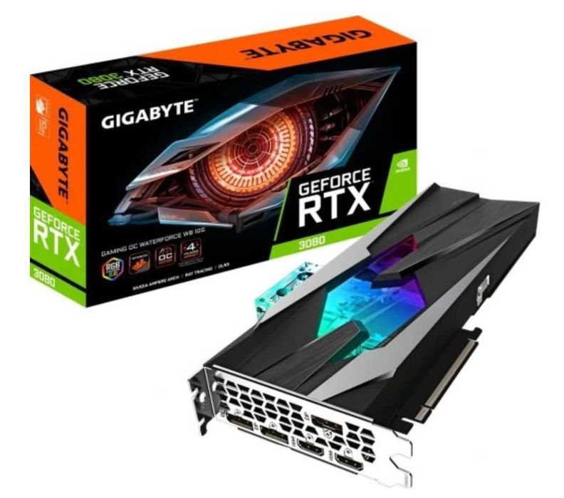 Karta graficzna Gigabyte GeForce RTX 3080 GAMING OC WATERFORCE WB 10GB
