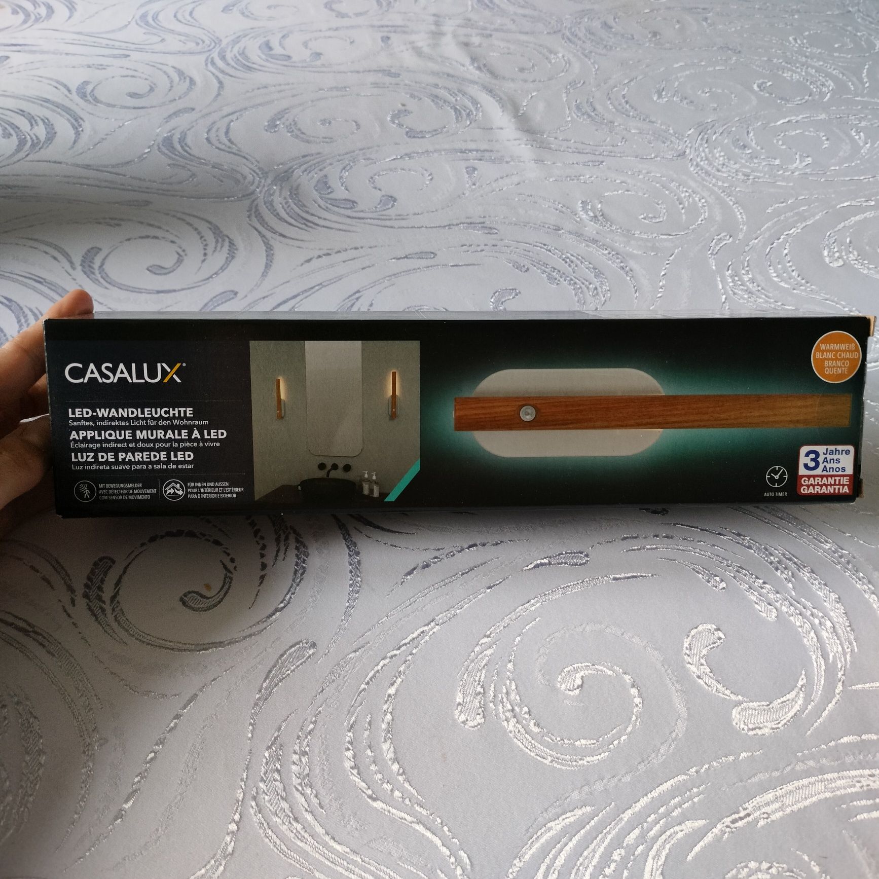 Casalux lampa ścienna, podszafkowa. Nowa