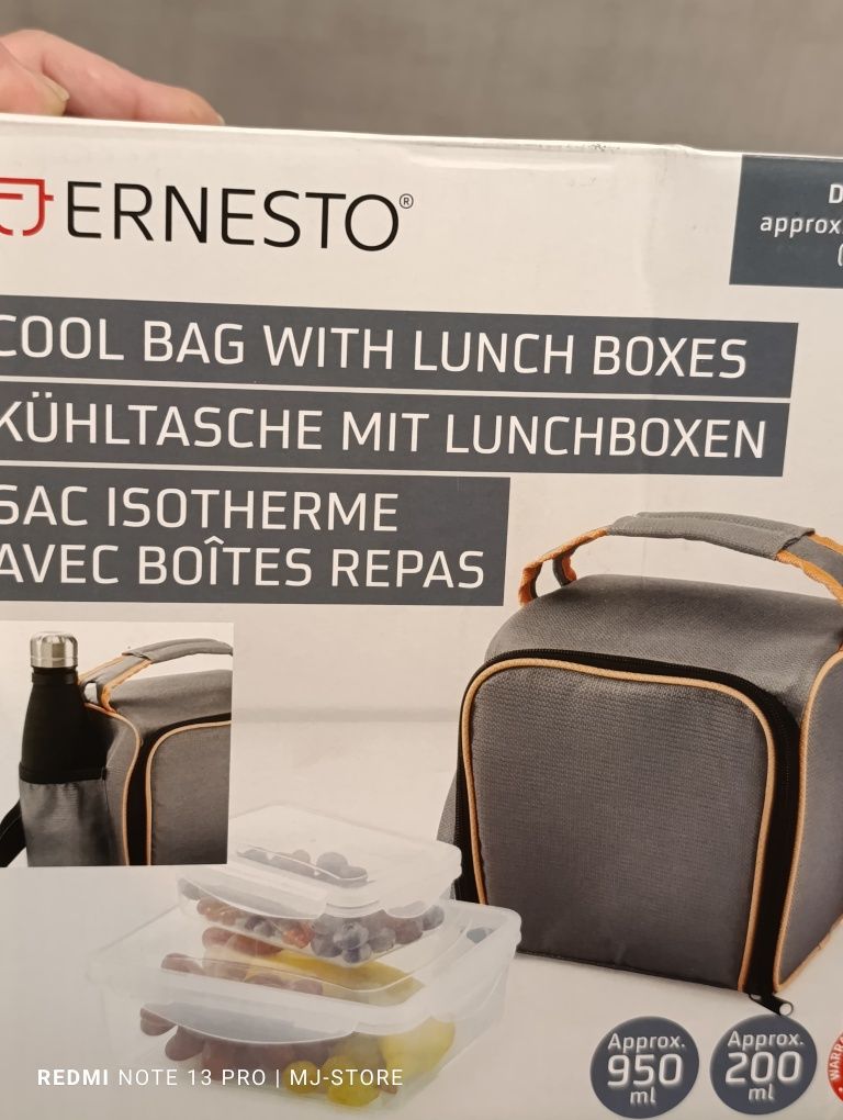 Bardzo pojemny lunch box torba termiczna
