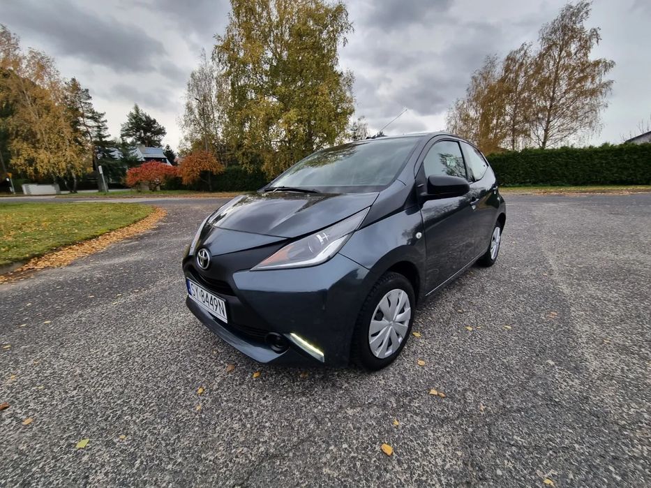 Toyota Aygo Salon Polska światła LED do jazdy dziennej  Pierwszy właściciel EU 6
