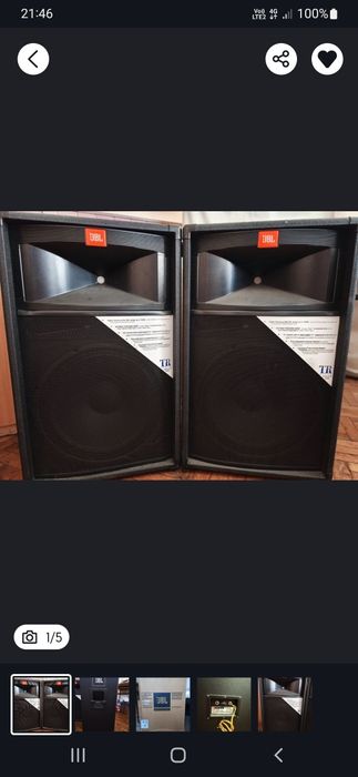 JBL  TR 125 professional колонки