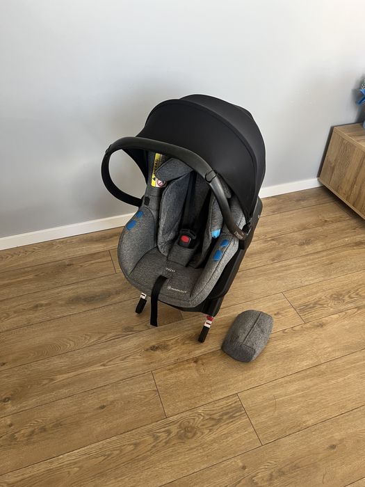 Ultra Lekki fotelik Aviomaut Pixel grey z bazą ISOFIX