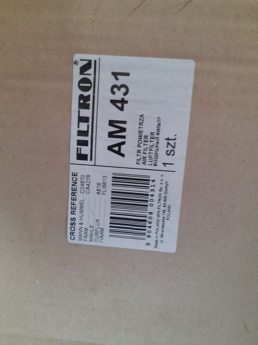 Повітряні фільтри wix 93342e, filtron am431