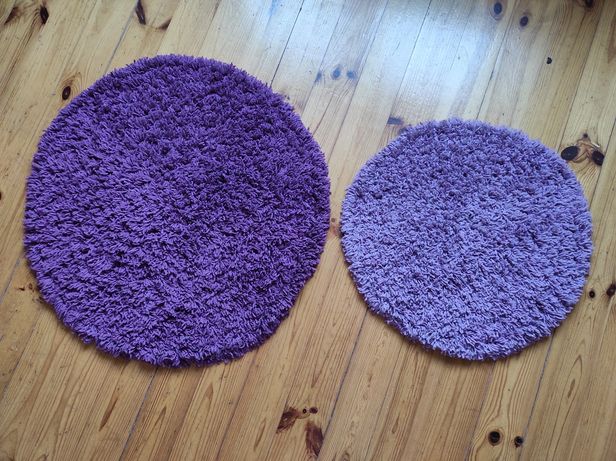 Fioletowe okrągłe dywany 80,60