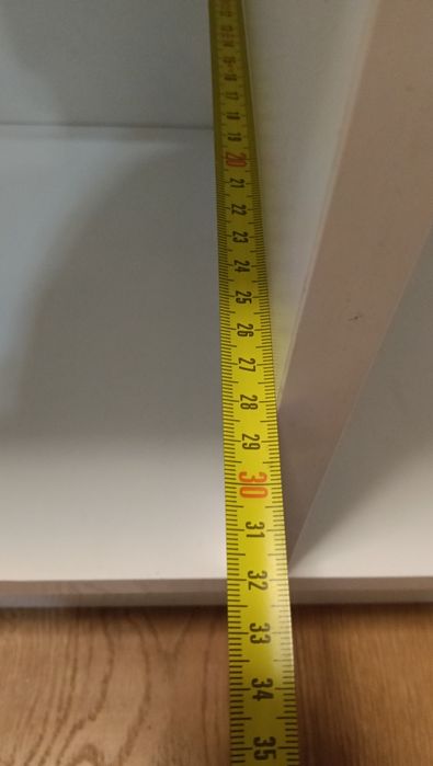 Wieszak tapicerowany szary szafka na buty połysk