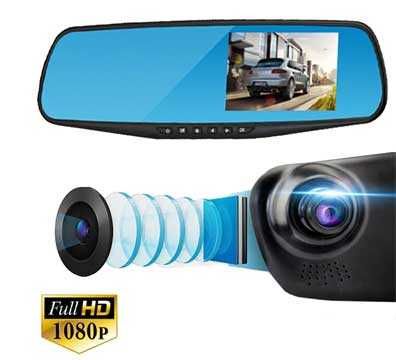 Видеорегистратор-зеркало Car DVR 138E 3,8 с одной камерой