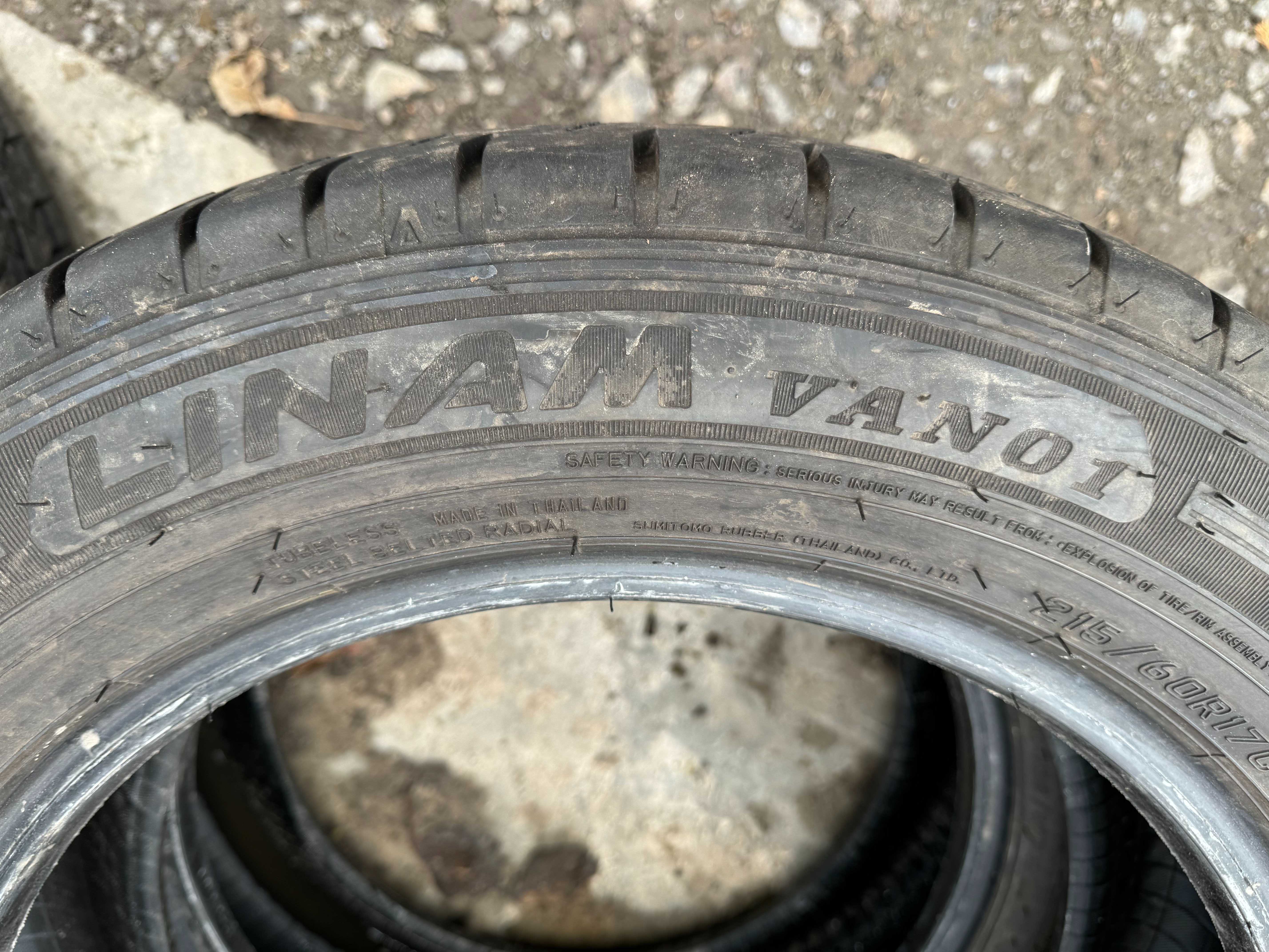 Шини FALKEN 215/60 R17C, Linam Van01, літня резина, цешка