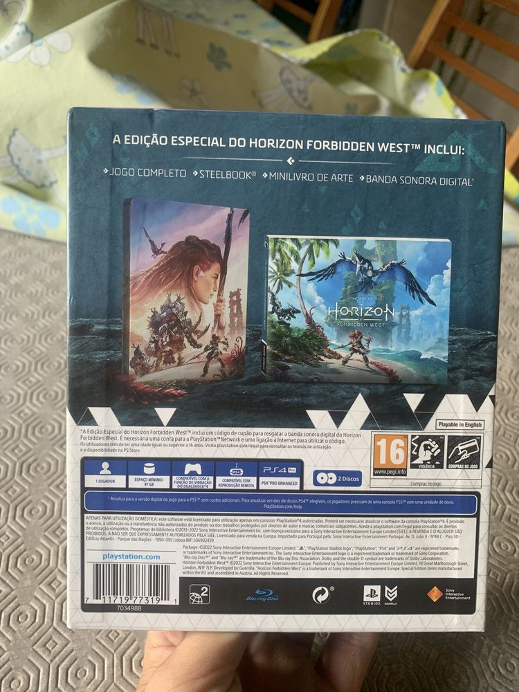 Horizon forbiden west edição especial colecionador ps4