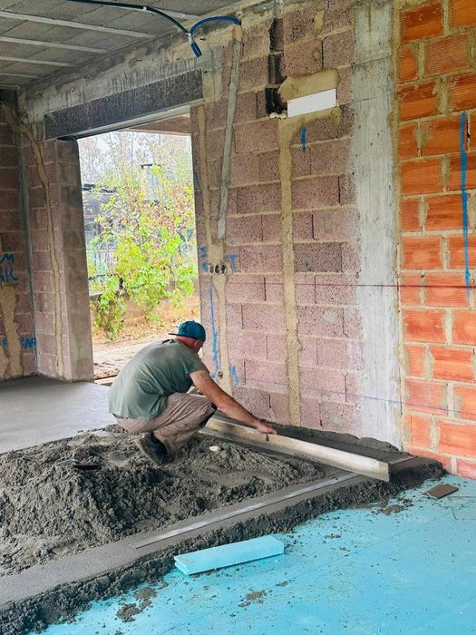 Prestação de serviços de construção e acabamentos