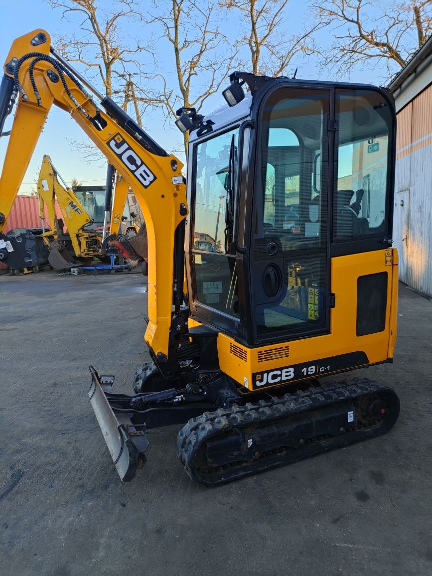 Minikoparka JCB 19 C-1 2019 rok tylko 1000 mth