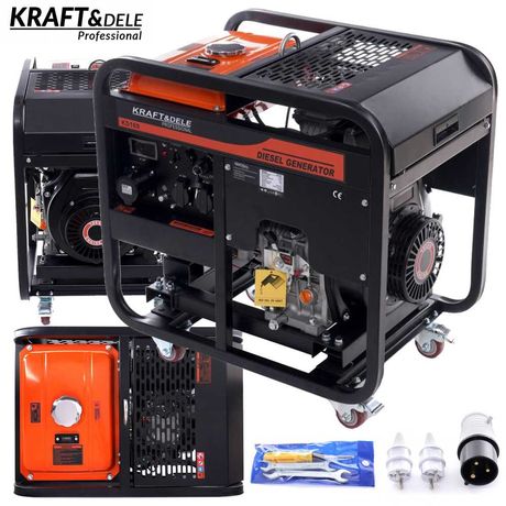 KRAFT&DELE Agregat Prądotwórczy Generator Diesel 9000w 220v/50hz Avr