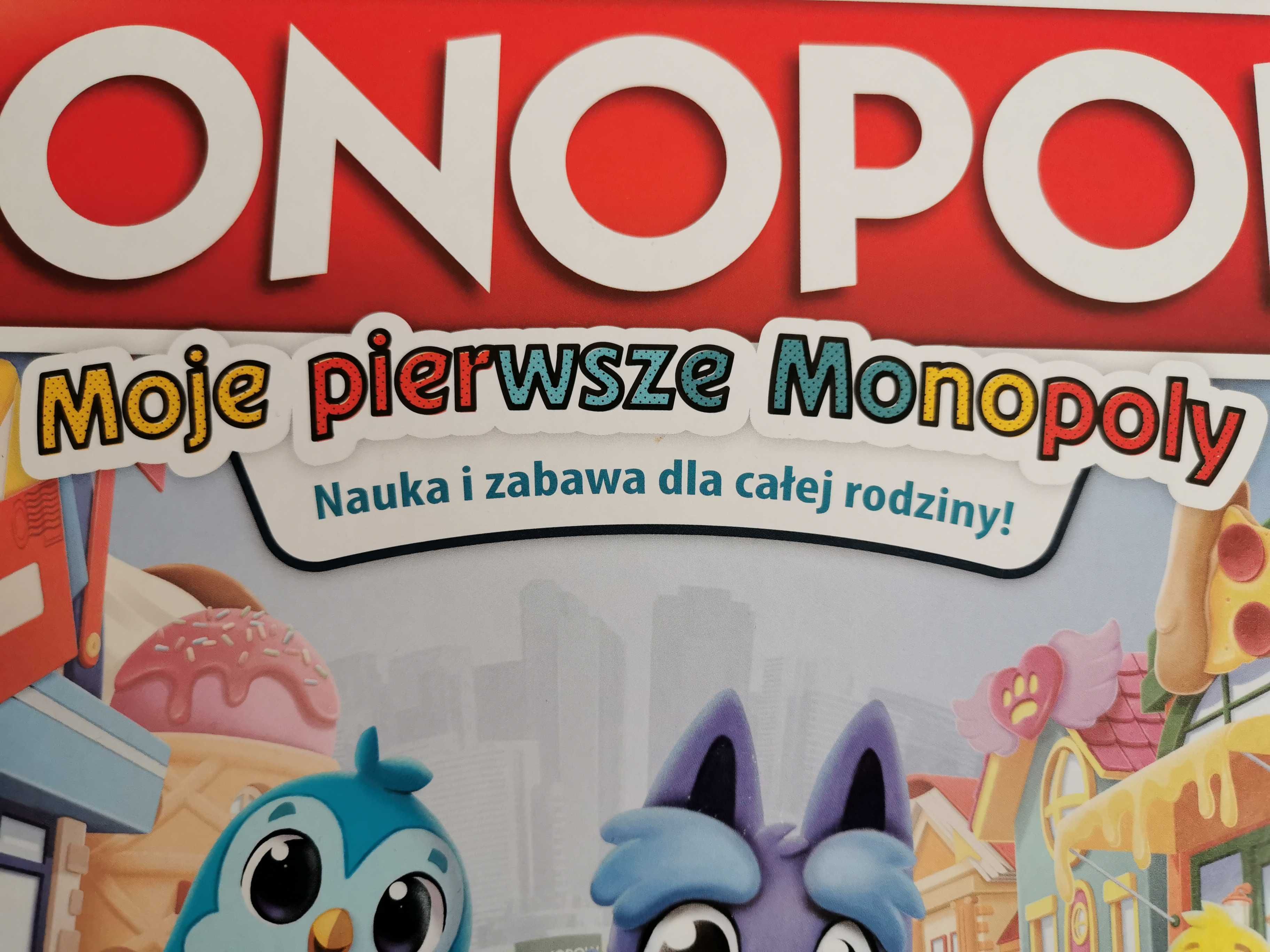 Hasbro Monopoly zwierzaczki Super Gra planszowa dla dzieci Nowa