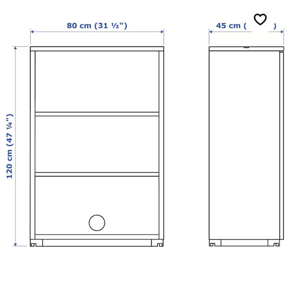 Nowy regał IKEA GALANT 80x120 cm