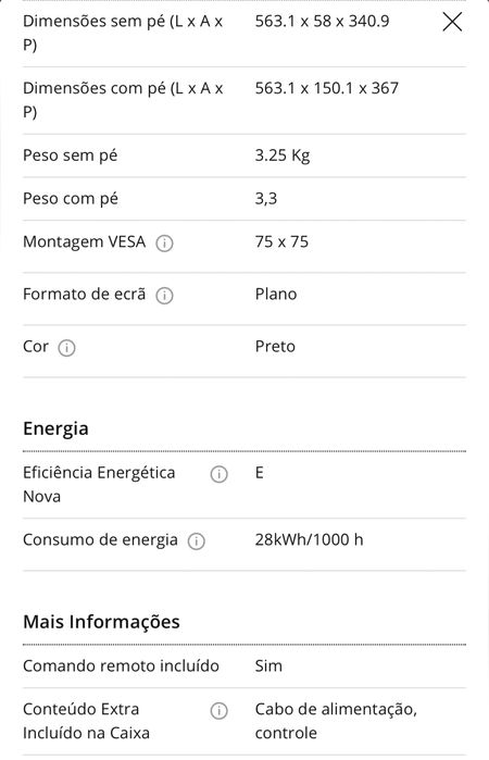 Televisor marca LG