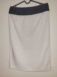 Spódnica damska biala wiskoza H&M rozm. 38