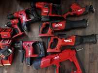 Hilti dewalt makita ( wkretarka, wiertarka, bateria osadzak, ładowarka