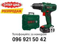 Шурупокрут + акум + кейс DWT 21V шуруповерт аккумуляторный