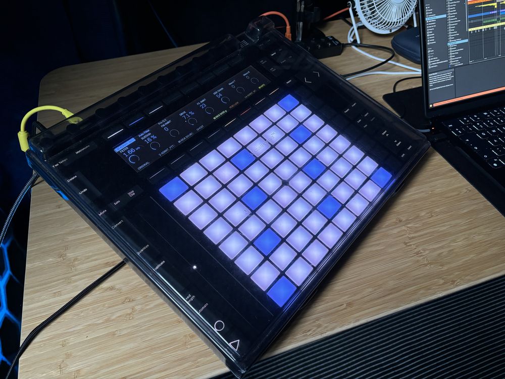 Ableton Push 2 + Decksaver + Caixa Original