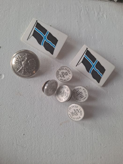 Duża agrafka,guziki itp