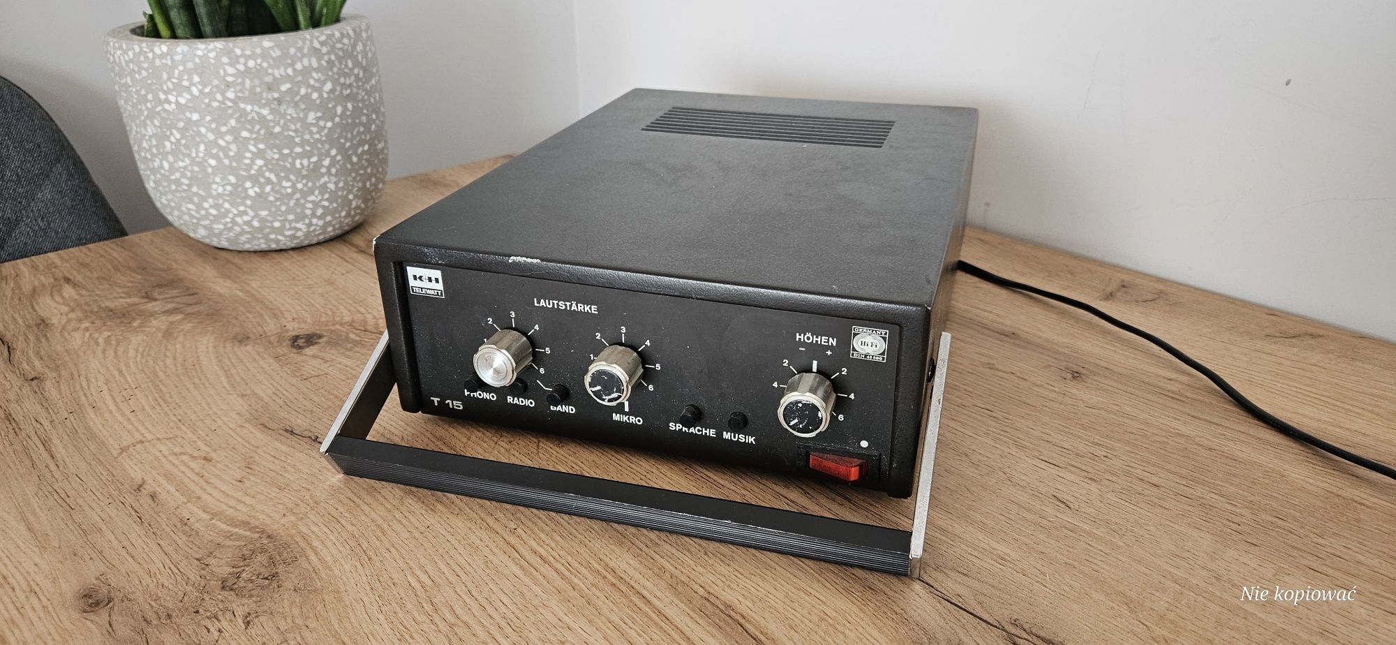 Wzmacniacz  K+H TELEWATT T15 hi fi vintage